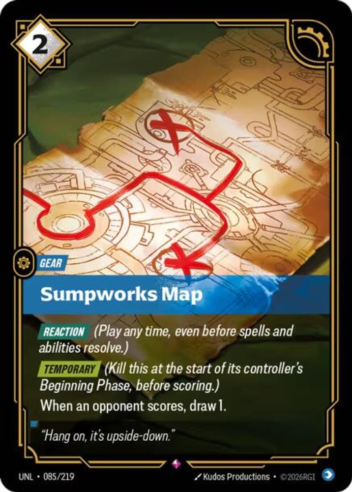 Sumpworks Map 085/219 Rare Unleashed Foil