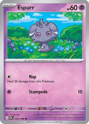 Espurr 033/088 Common Perfect Order