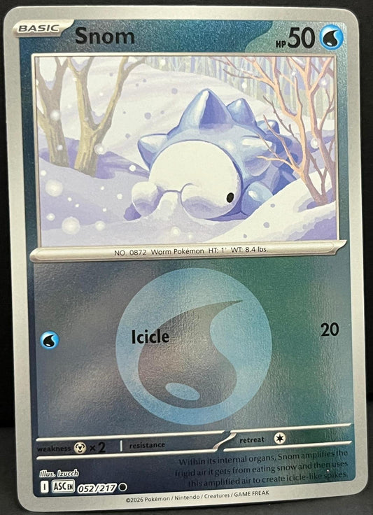 Snom (Energy Symbol Pattern) 052/217 Ascended Heroes Reverse Holo