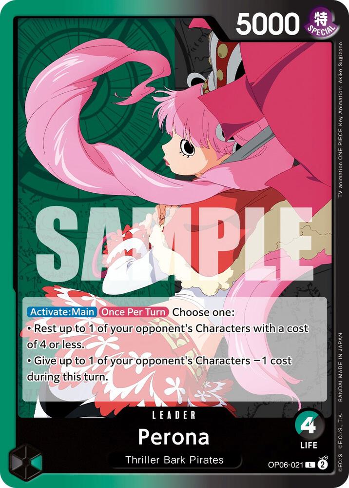 Perona (021) OP06-021 Leader Wings of the Captain