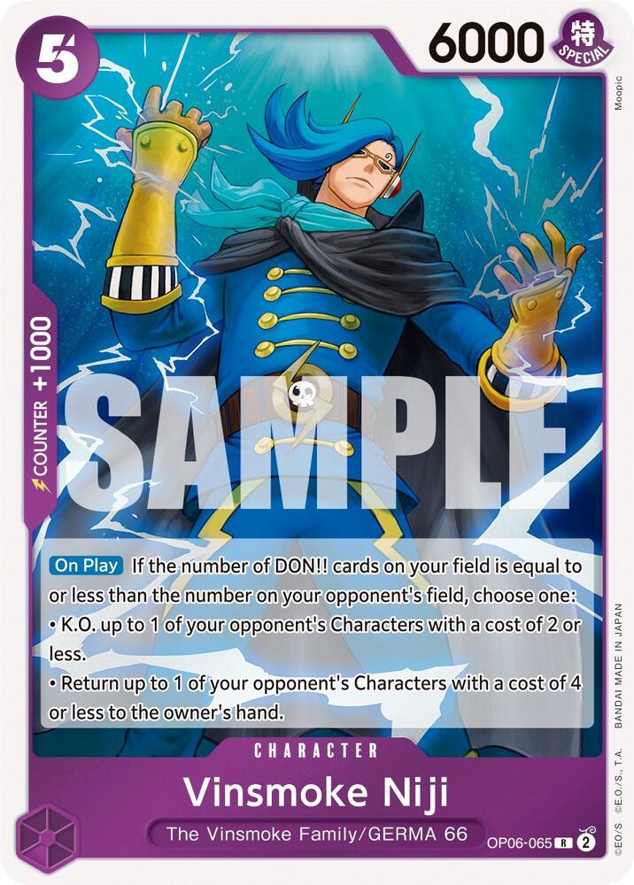 Vinsmoke Niji (065) OP06-065 Rare Wings of the Captain