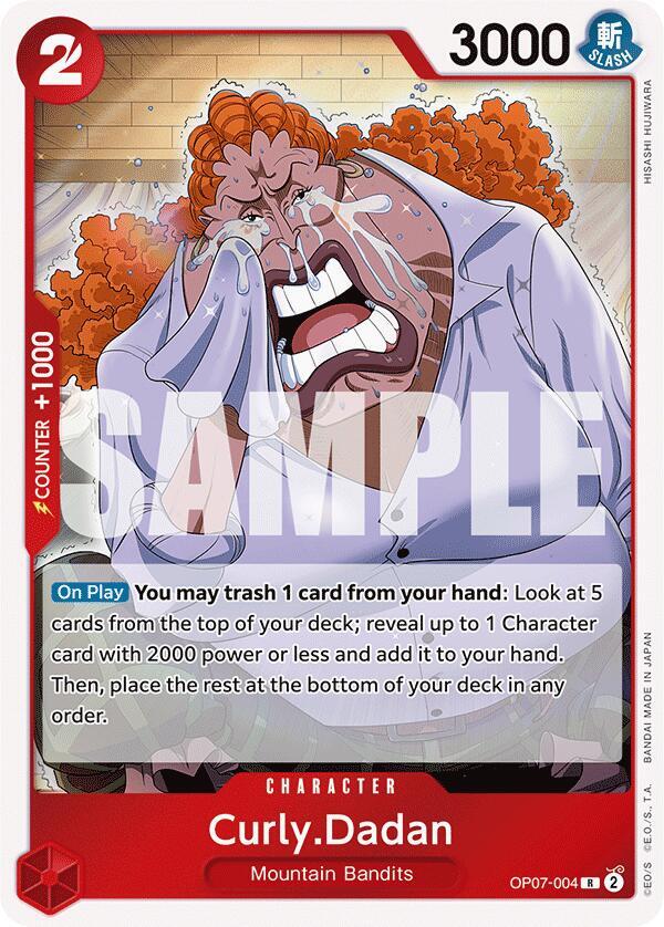 Curly.Dadan OP07-004 Rare 500 Years in the Future
