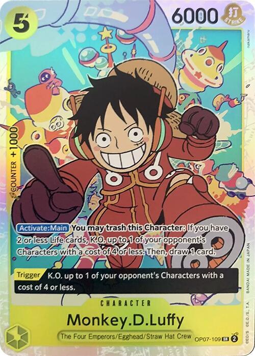 Monkey.D.Luffy (109) OP07-109 Super Rare 500 Years in the Future