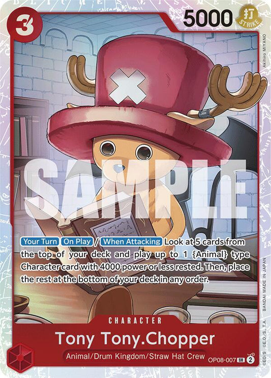 Tony Tony.Chopper (007) OP08-007 Super Rare Two Legends