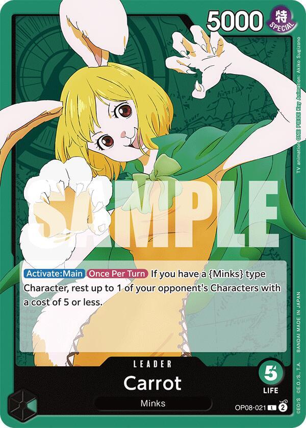 Carrot (021) OP08-021 Leader Two Legends