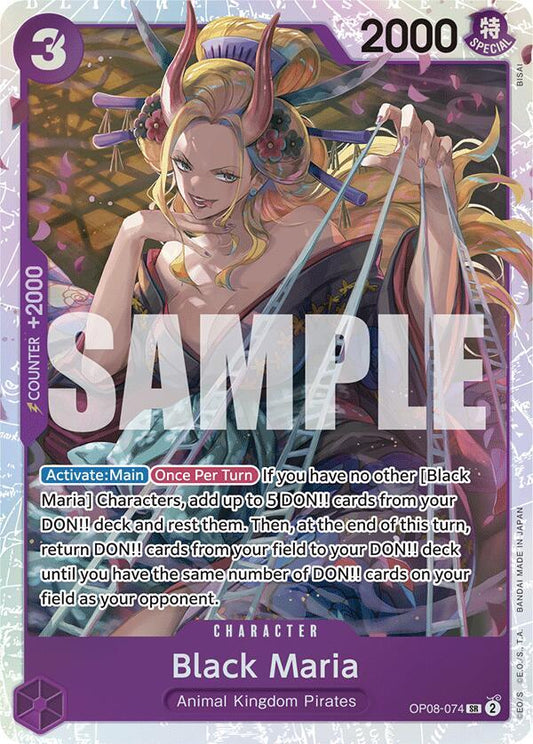 Black Maria OP08-074 Super Rare Two Legends