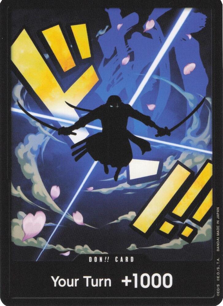 DON!! Card (Zoro) DON!! Premium Booster -The Best