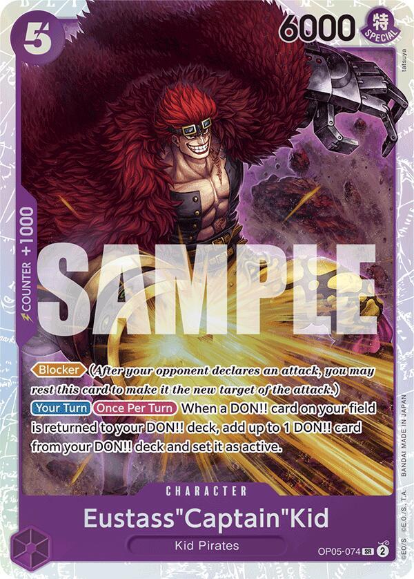 Eustass"Captain"Kid (Reprint) OP05-074 Premium Booster -The Best