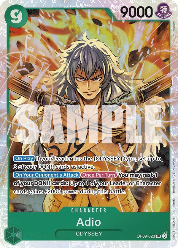 Adio OP09-023 Super Rare Emperors in the New World