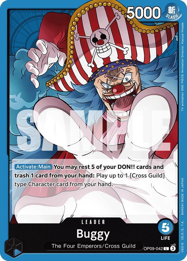 Buggy (042) OP09-042 Leader Emperors in the New World