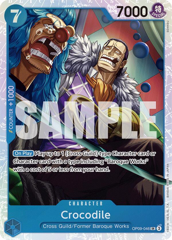 Crocodile (046) OP09-046 Super Rare Emperors in the New World