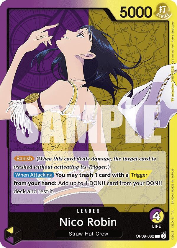 Nico Robin (062) OP09-062 Leader Emperors in the New World