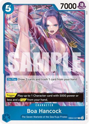 Boa Hancock EB04-027 Rare The Azure Sea's Seven