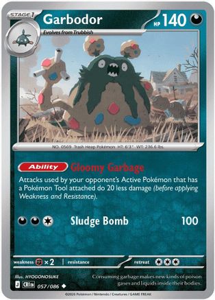 Garbodor 057/086 Uncommon ME04: Chaos Rising
