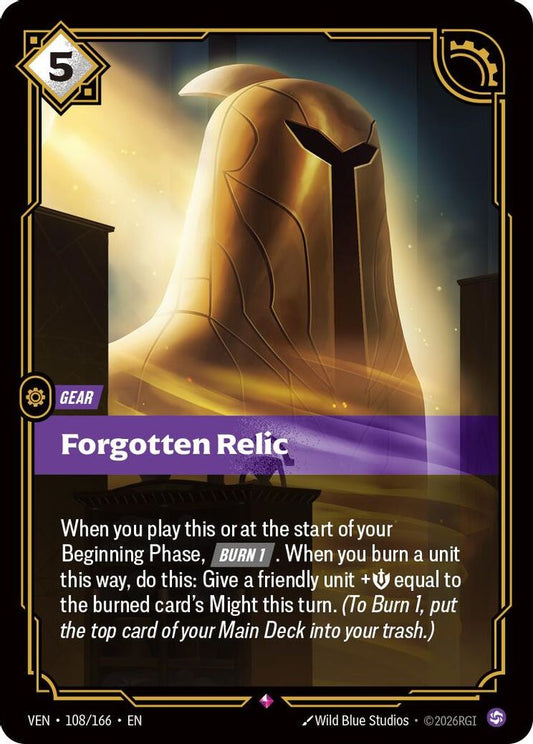 Forgotten Relic 108/166 Rare Vendetta Foil