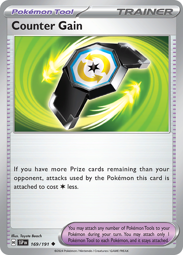 Counter Gain 169/191 Uncommon Surging Sparks