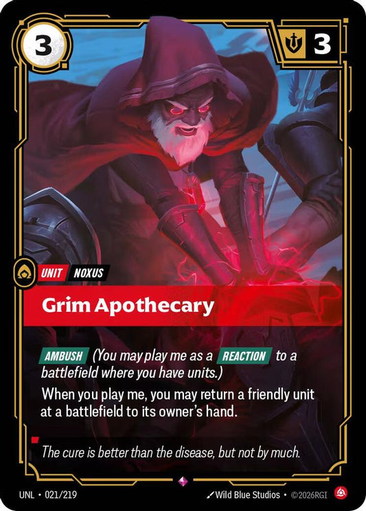 Grim Apothecary 021/219 Rare Unleashed Foil
