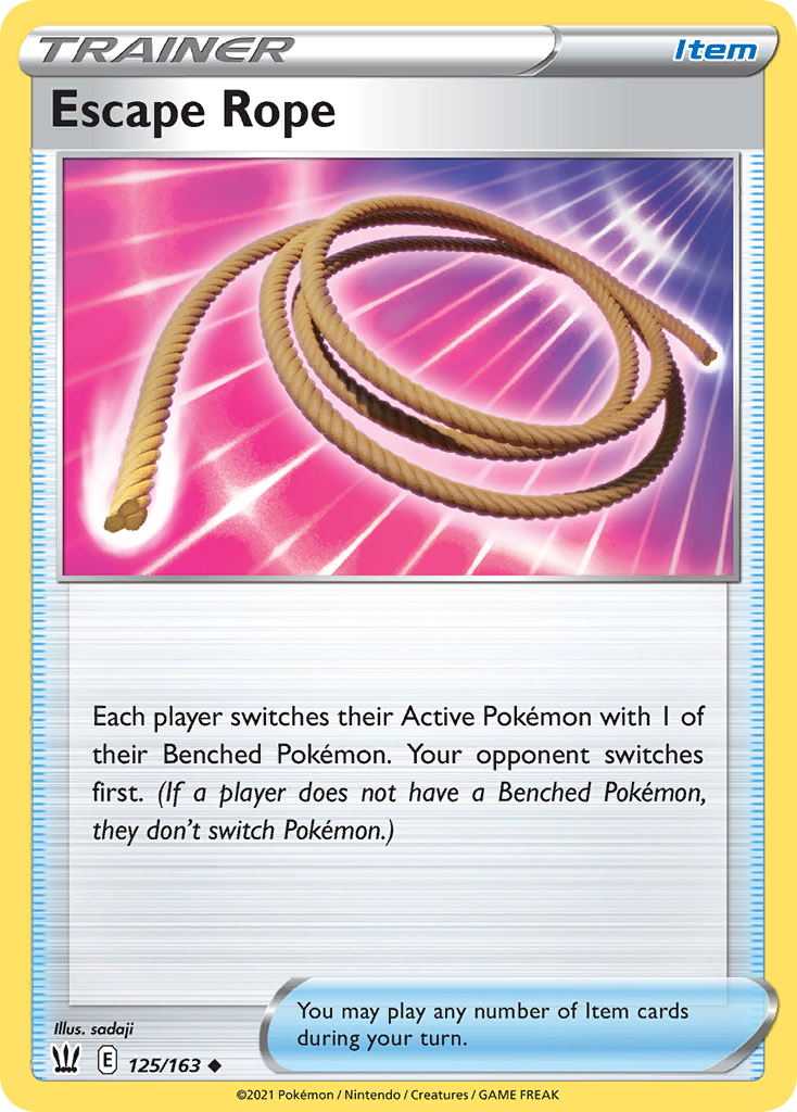 Escape Rope 125/163 Uncommon Battle Styles