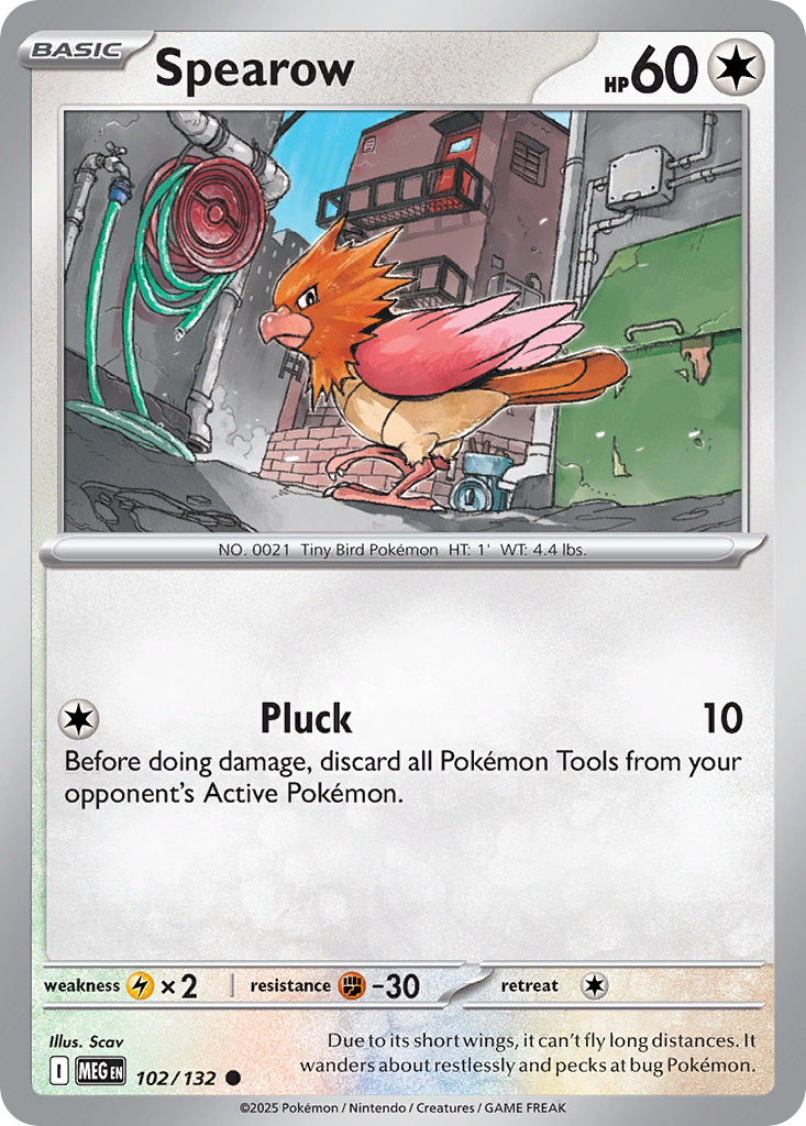 Spearow 102/132 Common Mega Evolution