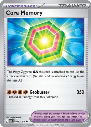 Core Memory 070/088 Uncommon Perfect Order Reverse Holo