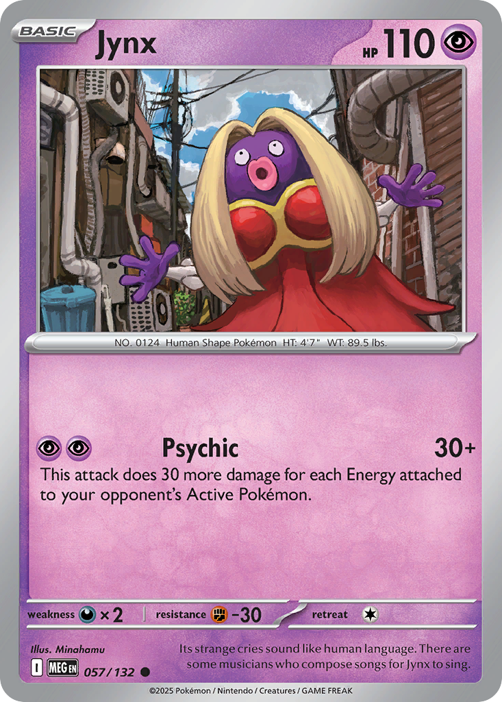 Jynx 057/132 Common Mega Evolution