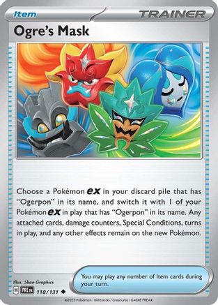 Ogre's Mask 118/131 Uncommon Prismatic Evolutions