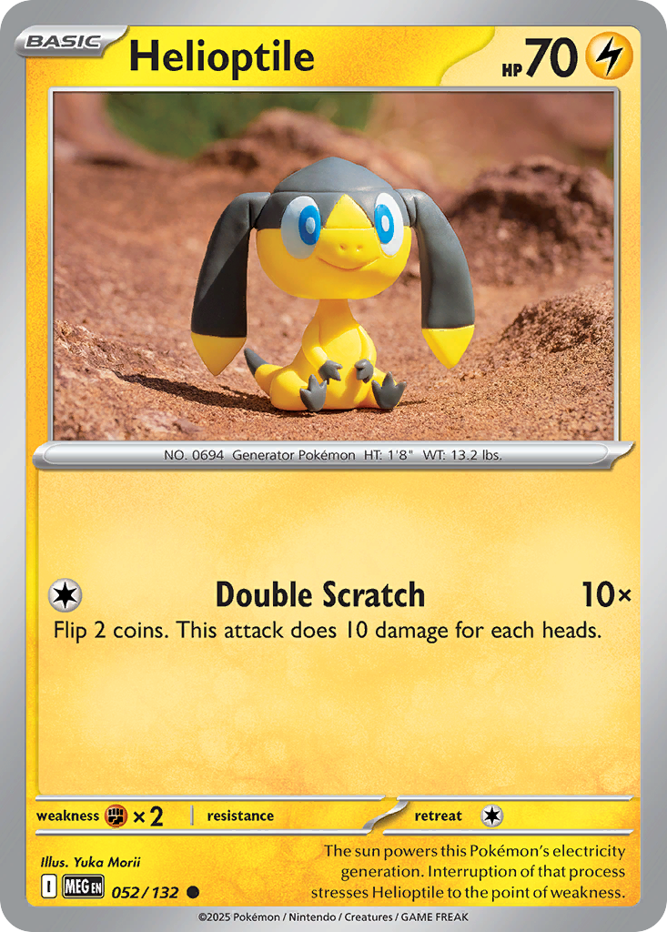 Helioptile 052/132 Common Mega Evolution