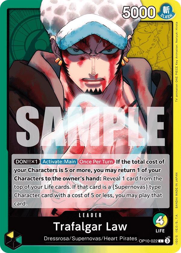 Trafalgar Law (022) OP10-022 Leader Royal Blood