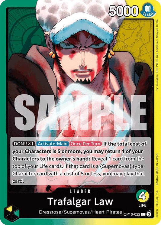 Trafalgar Law (022) OP10-022 Leader Royal Blood