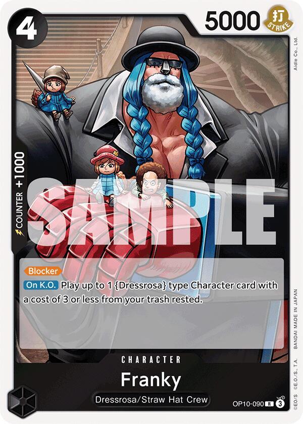 Franky (090) OP10-090 Rare Royal Blood