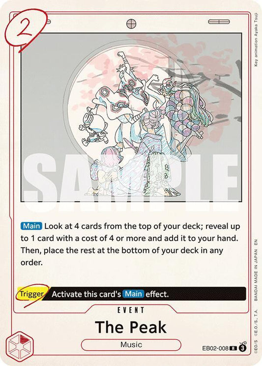 The Peak EB02-008 Rare Extra Booster: Anime 25th Collection