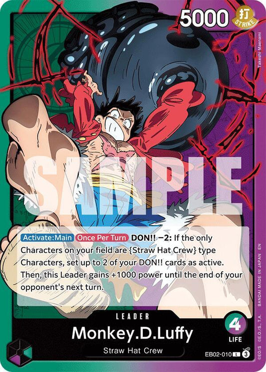 Monkey.D.Luffy (010) EB02-010 Extra Booster: Anime 25th Collection