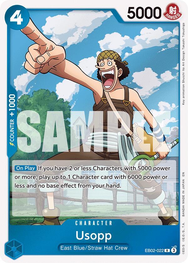 Usopp EB02-022 Rare Extra Booster: Anime 25th Collection