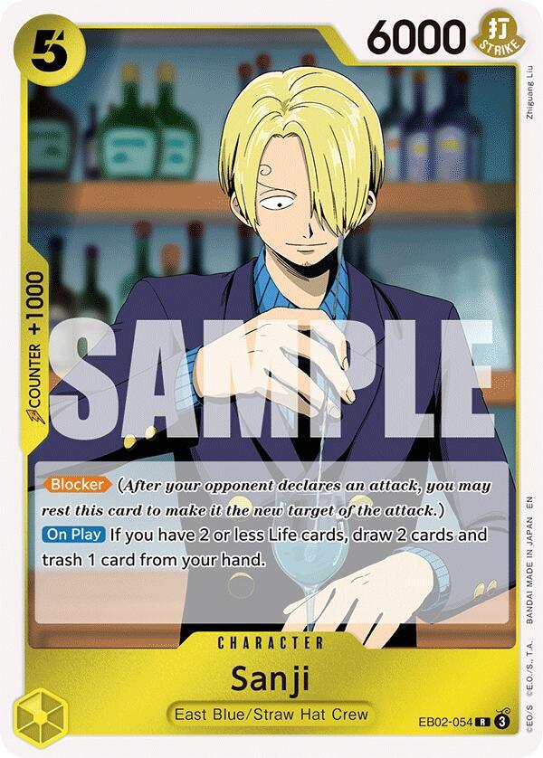 Sanji EB02-054 Rare Extra Booster: Anime 25th Collection