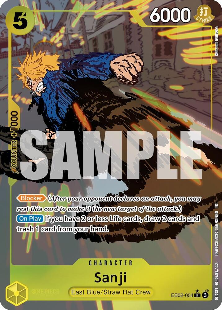 Sanji (Alternate Art) EB02-054 Extra Booster: Anime 25th Collection