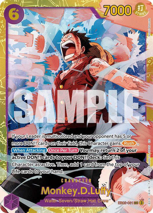 Monkey.D.Luffy (061) EB02-061 Extra Booster: Anime 25th Collection