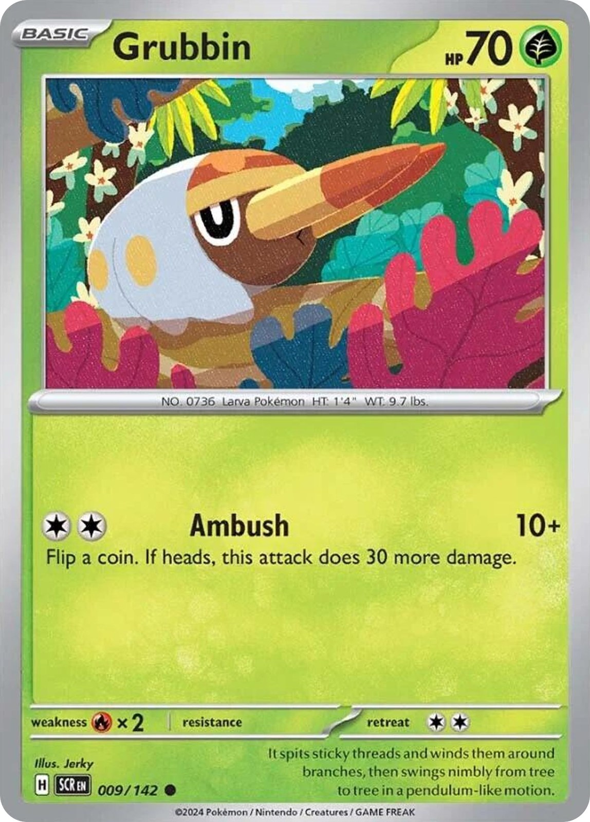 Grubbin 9/142 Common Stellar Crown