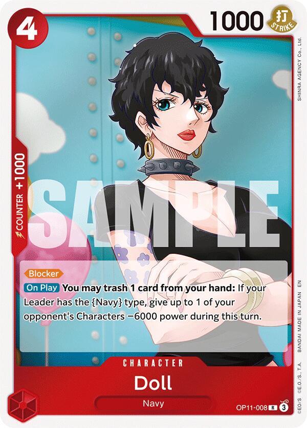 Doll OP11-008 Rare A Fist of Divine Speed