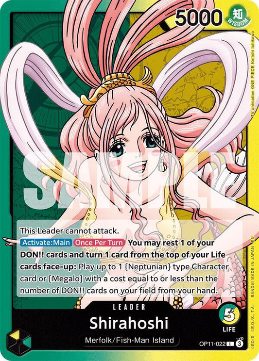 Shirahoshi (022) OP11-022 Leader A Fist of Divine Speed