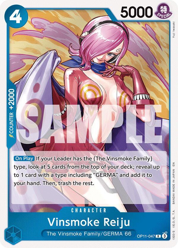 Vinsmoke Reiju OP11-047 Rare A Fist of Divine Speed
