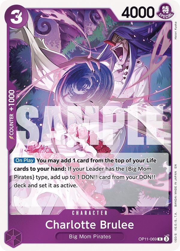 Charlotte Brulee OP11-069 Rare A Fist of Divine Speed