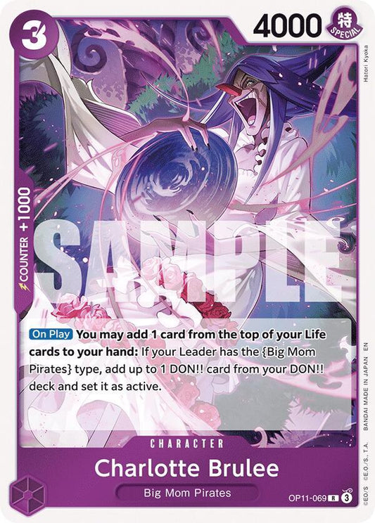 Charlotte Brulee OP11-069 Rare A Fist of Divine Speed