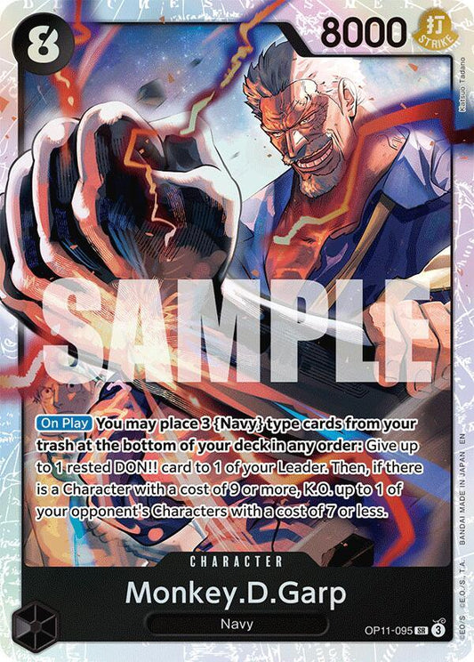 Monkey.D.Garp OP11-095 Super Rare A Fist of Divine Speed