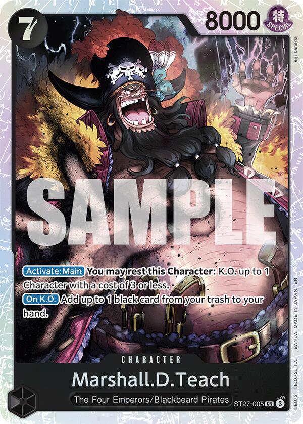 Marshall.D.Teach ST27-005 Starter Deck 27: BLACK Marshall.D.Teach