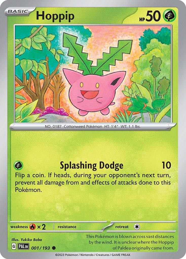 Hoppip 001/193 Common Paldea Evolved Reverse Holo