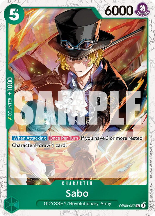 Sabo (Pirate Foil) OP09-027 Premium Booster -The Best- Vol. 2 Foil