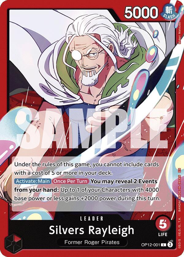 Silvers Rayleigh OP12-001 Leader Legacy of the Master