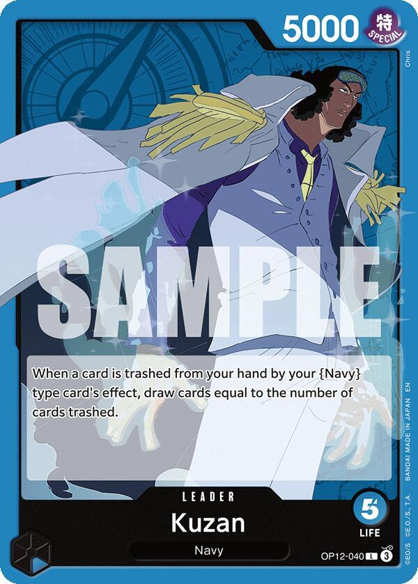 Kuzan (040) OP12-040 Leader Legacy of the Master