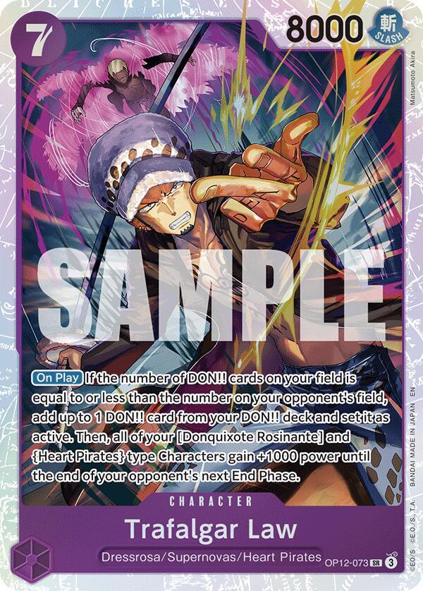 Trafalgar Law (073) OP12-073 Super Rare Legacy of the Master