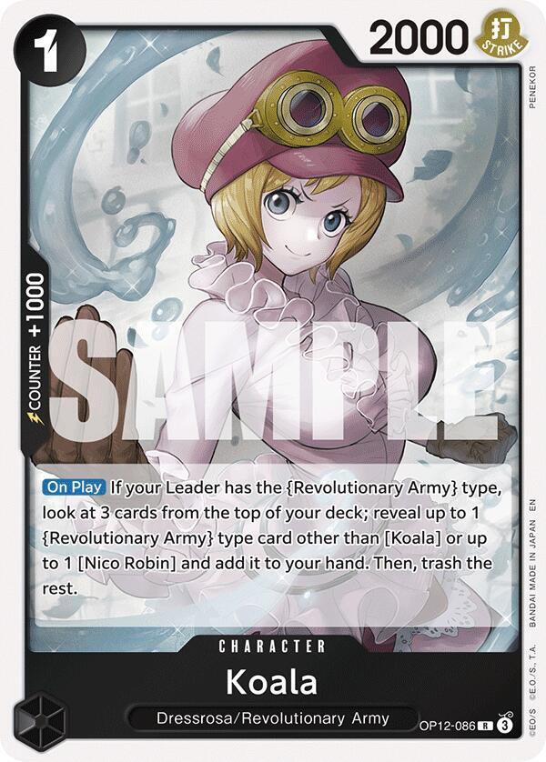 Koala (086) OP12-086 Rare Legacy of the Master